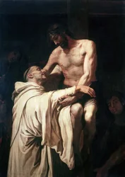 Christus umarmt den heiligen Bernhard